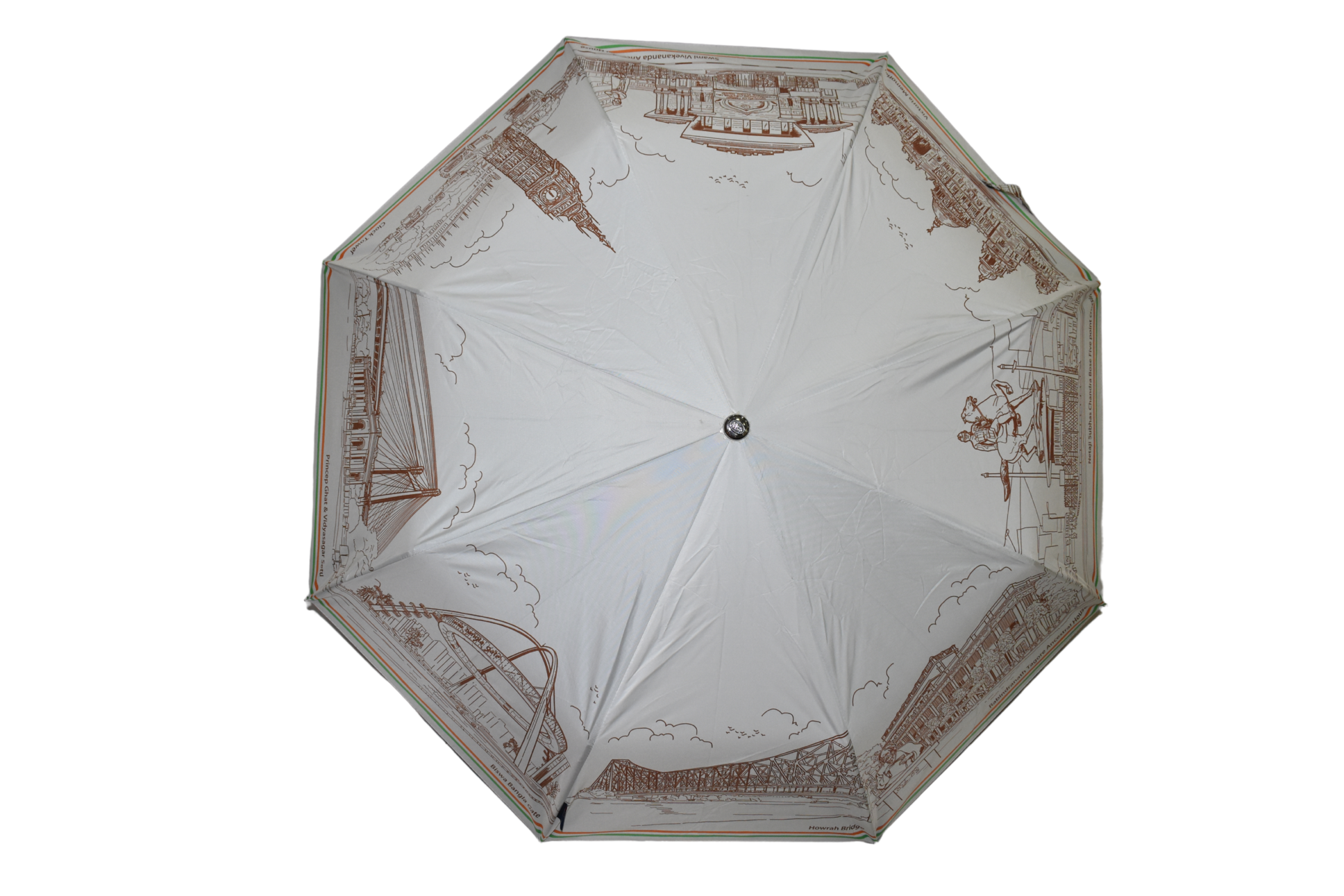 Kolkata City of Joy print umbrella